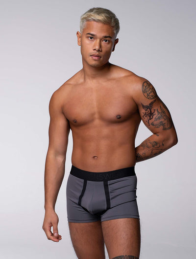 Motion Mesh Boxers - Grey