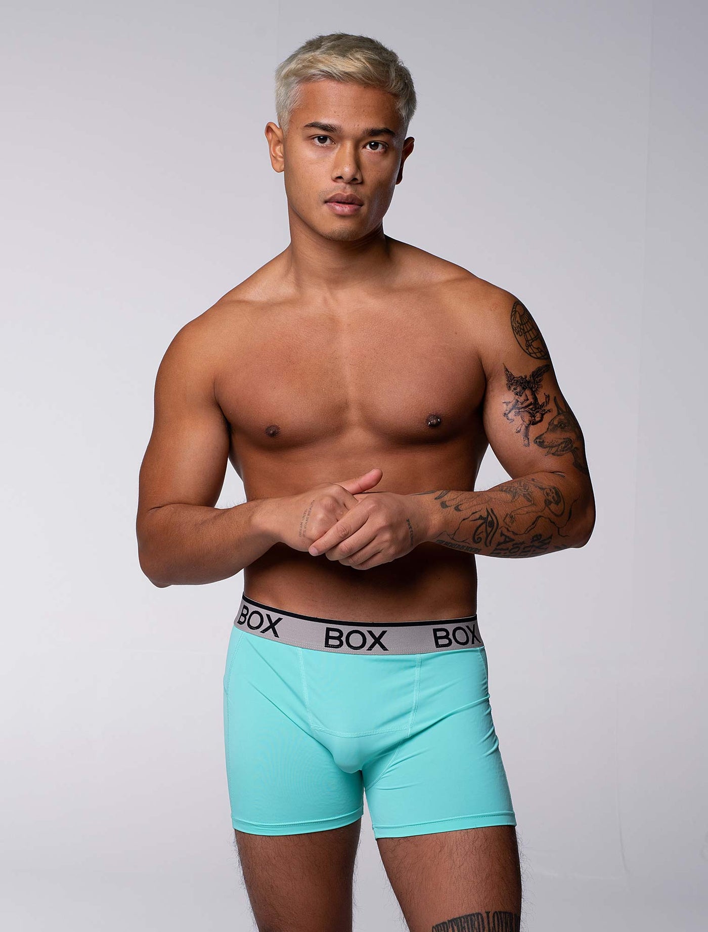 Mens Sports Boxers - Aqua Agility