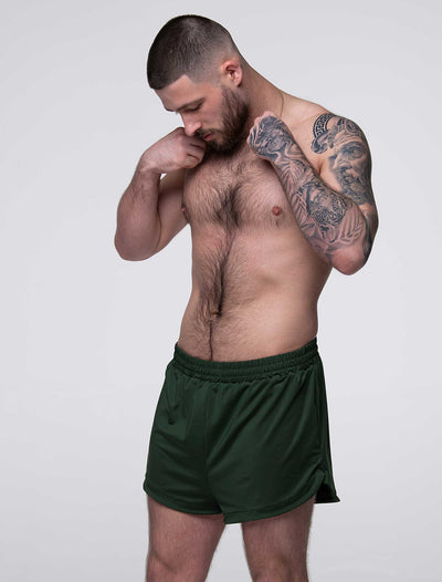 Compound Jock Shorts - Military Green