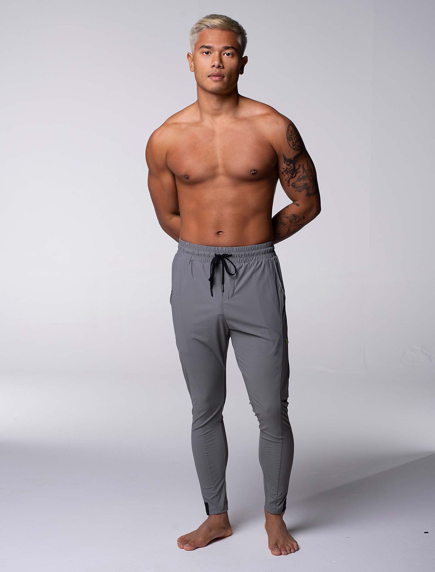 V2 Active Panelled Joggers - Slate Grey