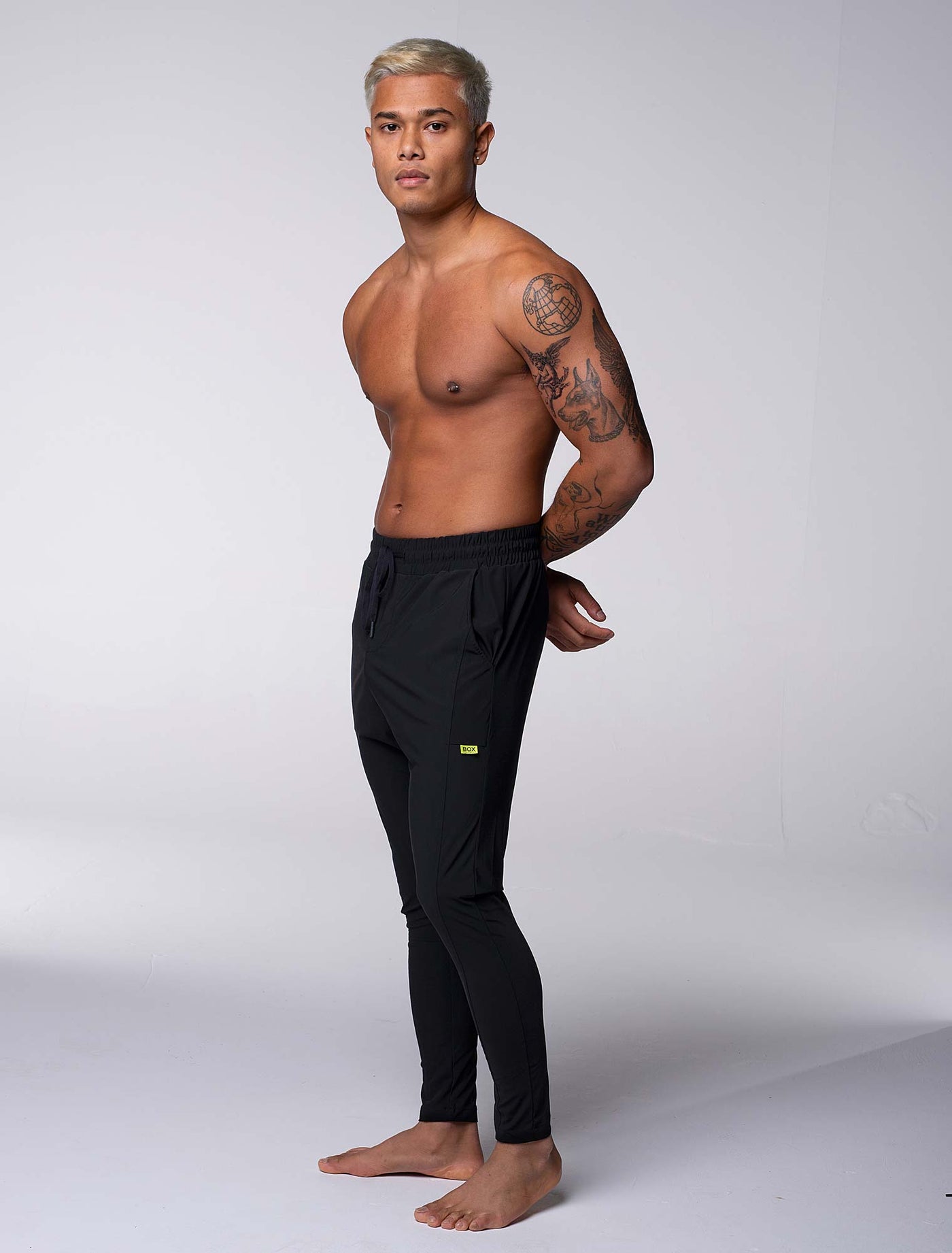 V2 Active Panelled Joggers - Black