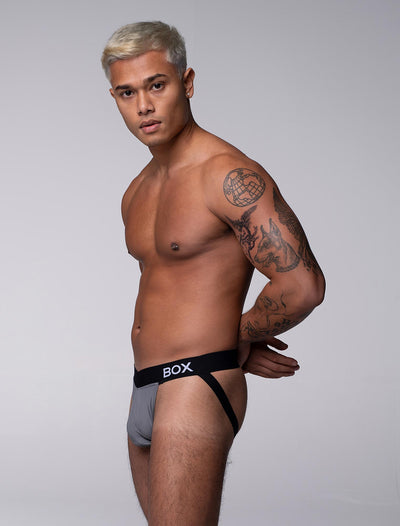 V-Shape Jockstrap - Grey Elegance