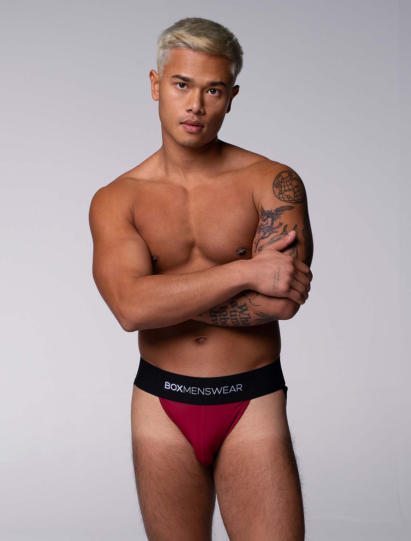 Deep Support Jockstrap - Burgundy