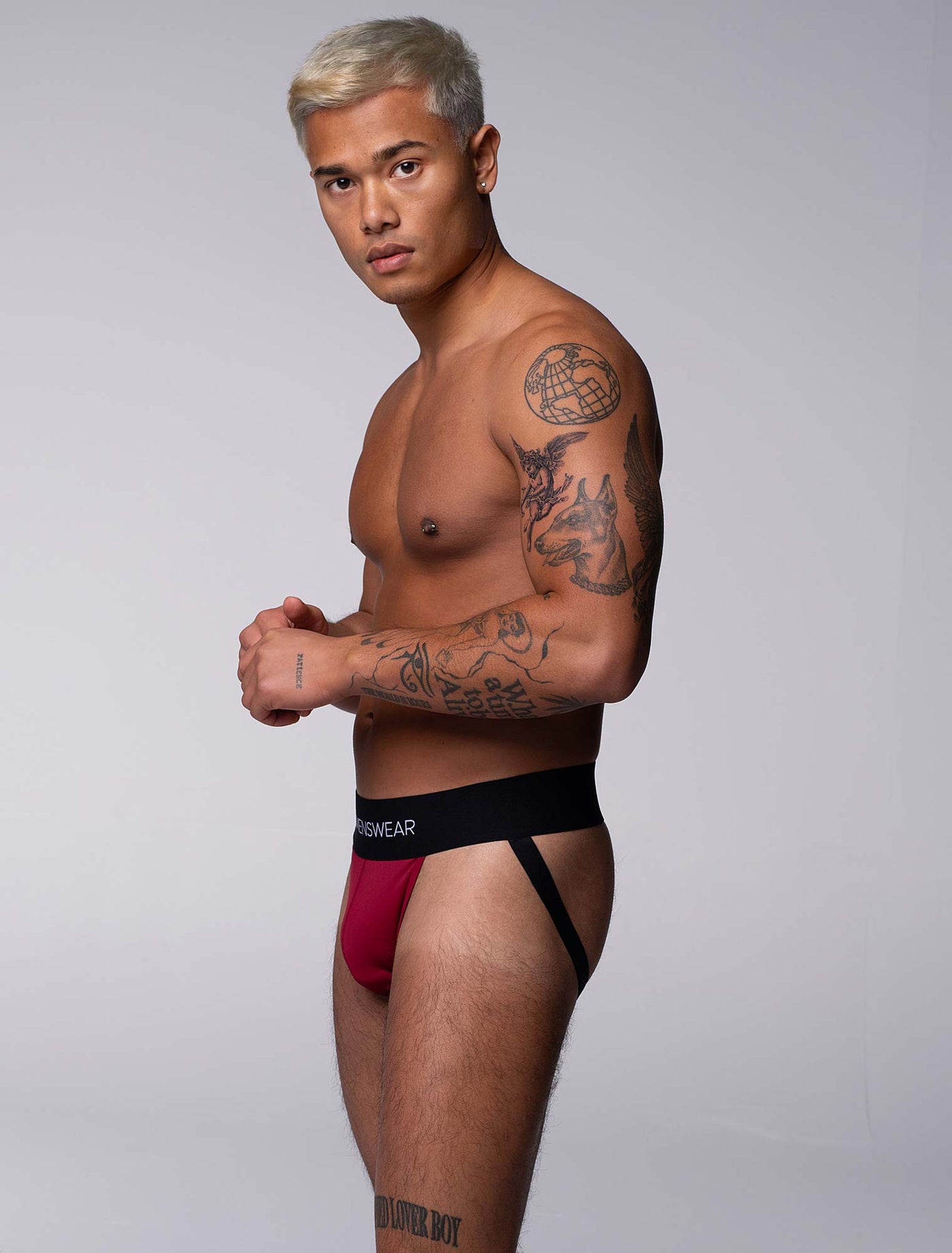 Deep Support Jockstrap - Burgundy