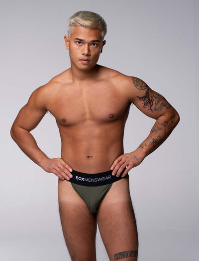 Deep Support Jockstrap - Army Green