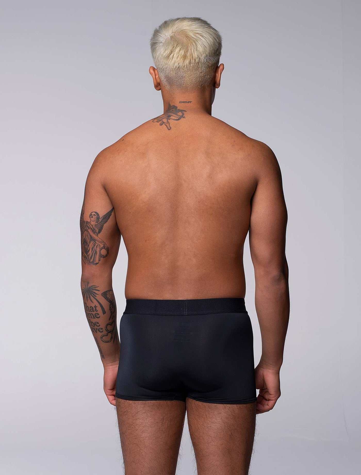 Mens Boxers: Defined Crotch - Black