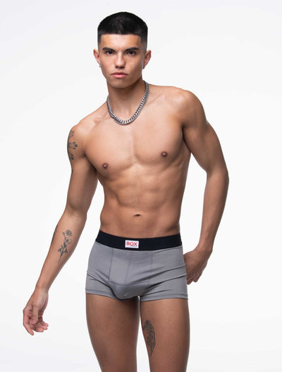 Marl Moment Boxers - Platinum Grey