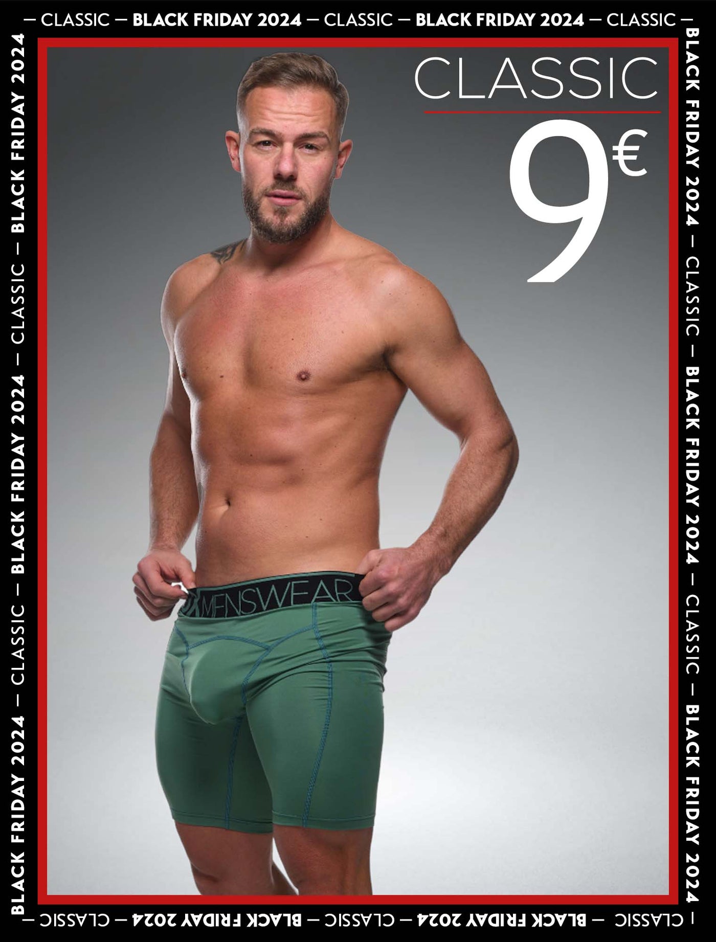 Defined Behind: Compression Shorts - Green Sheen