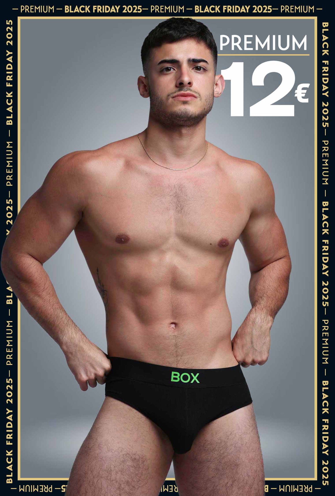 Colour Pop Briefs - Black & Green