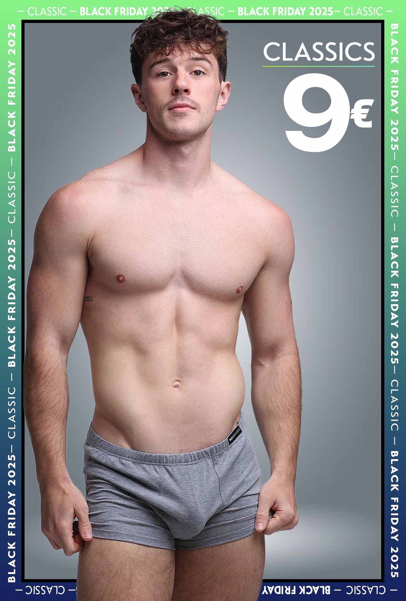 Minimal Boxers - Melange Grey