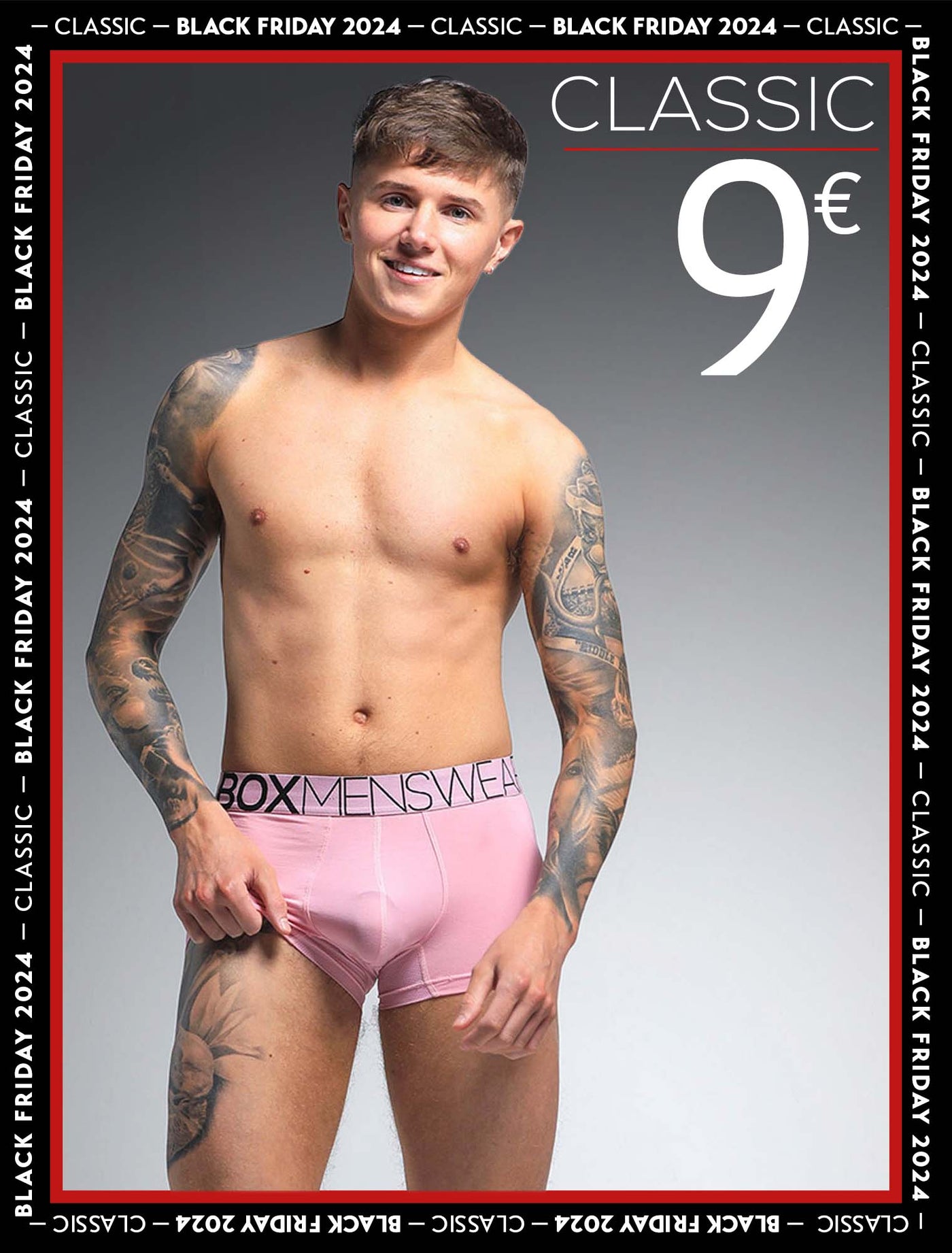 King Fit Boxers - Powder Pink