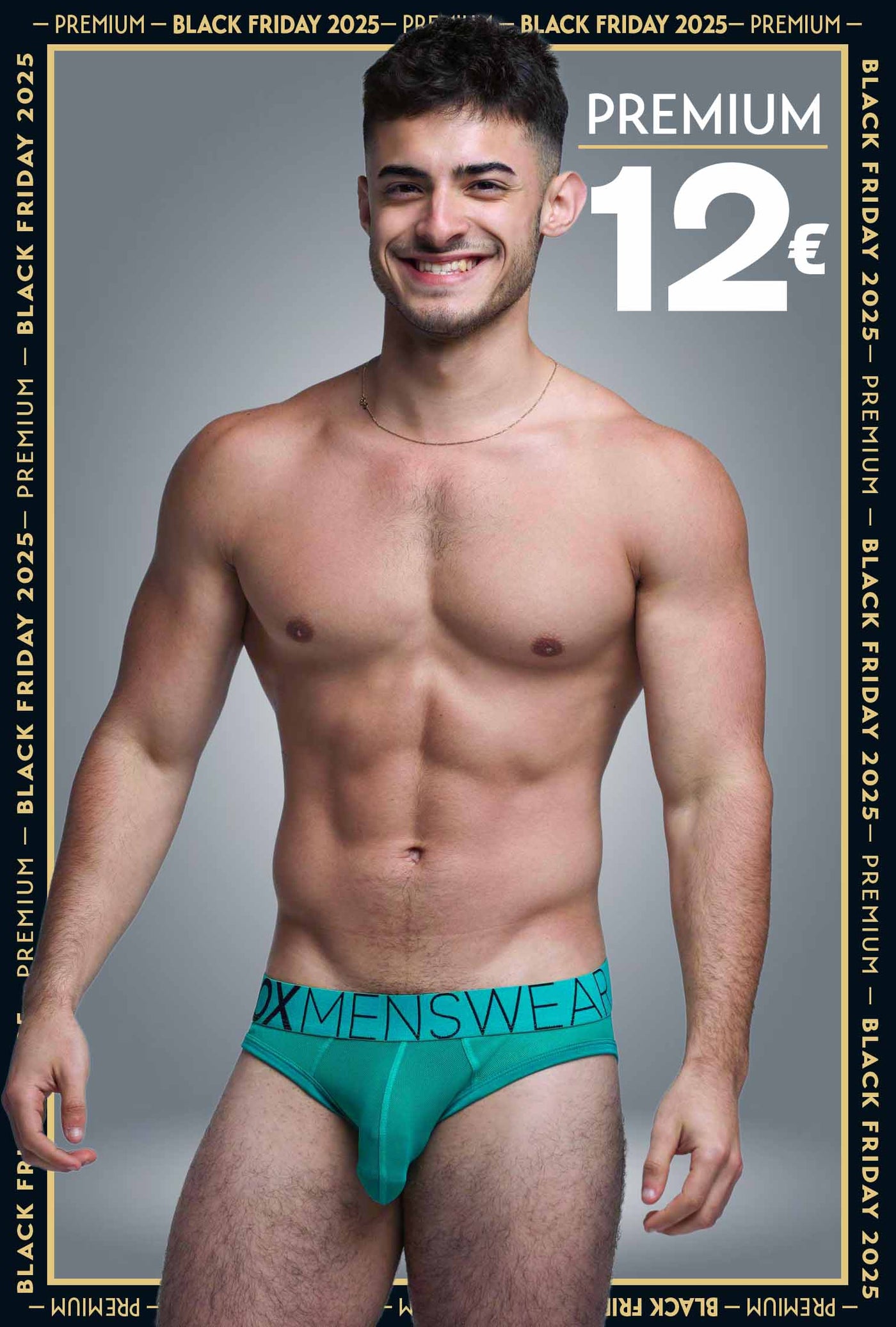 All Over Mesh Briefs - Lucky Lad Green