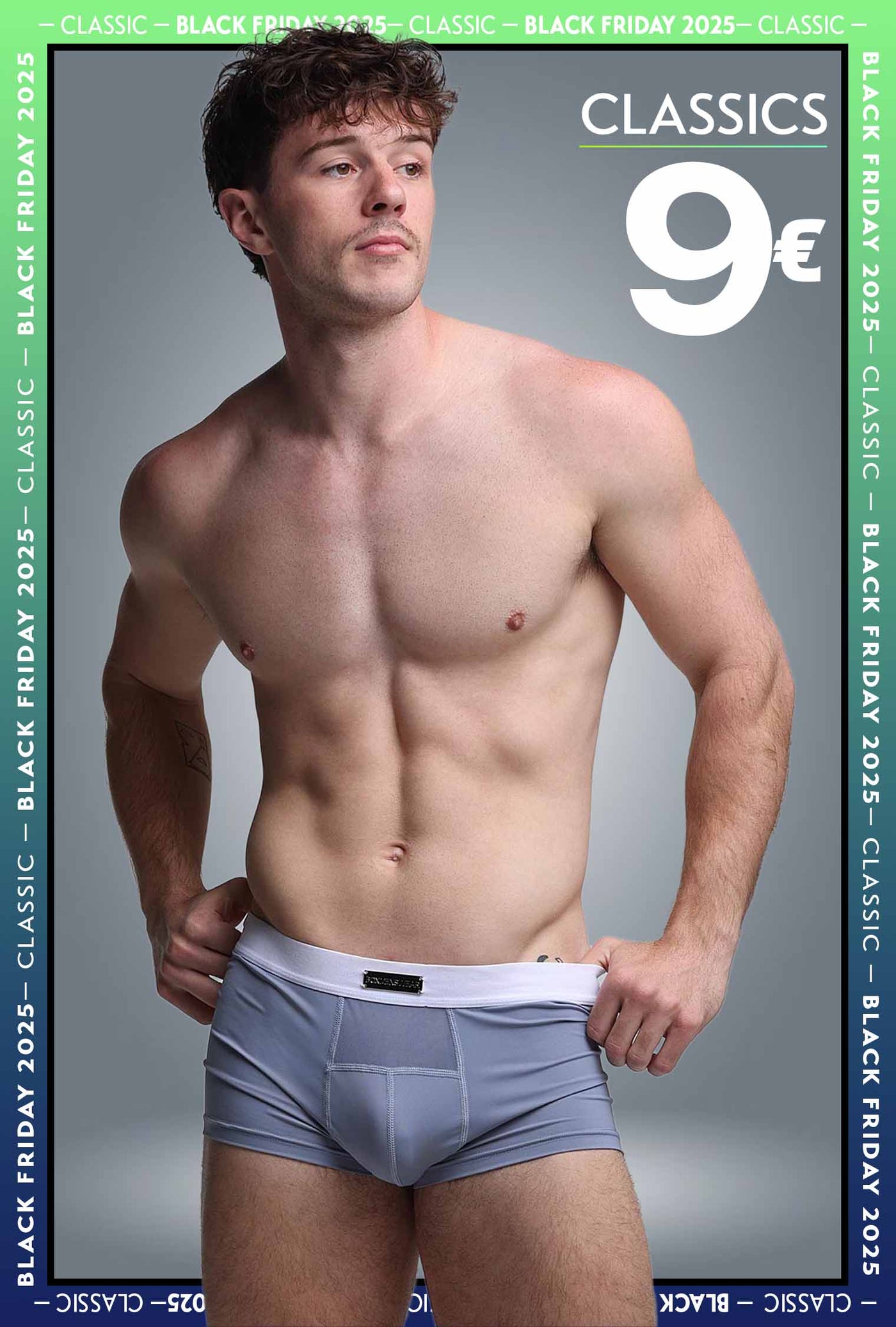 Mens Curved Mesh Boxers - Blue