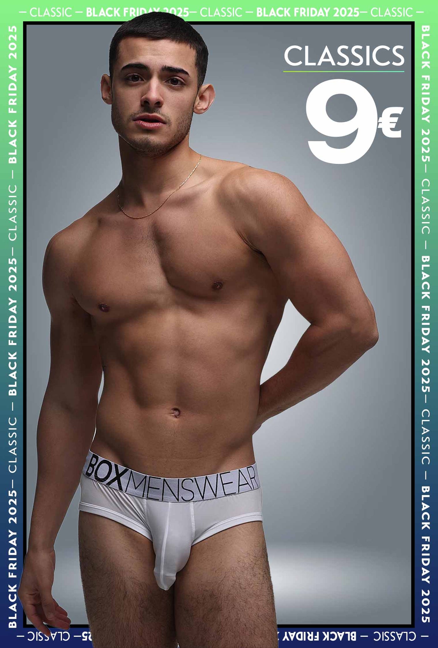 Mens Hipster Trunks: Defined Crotch - White