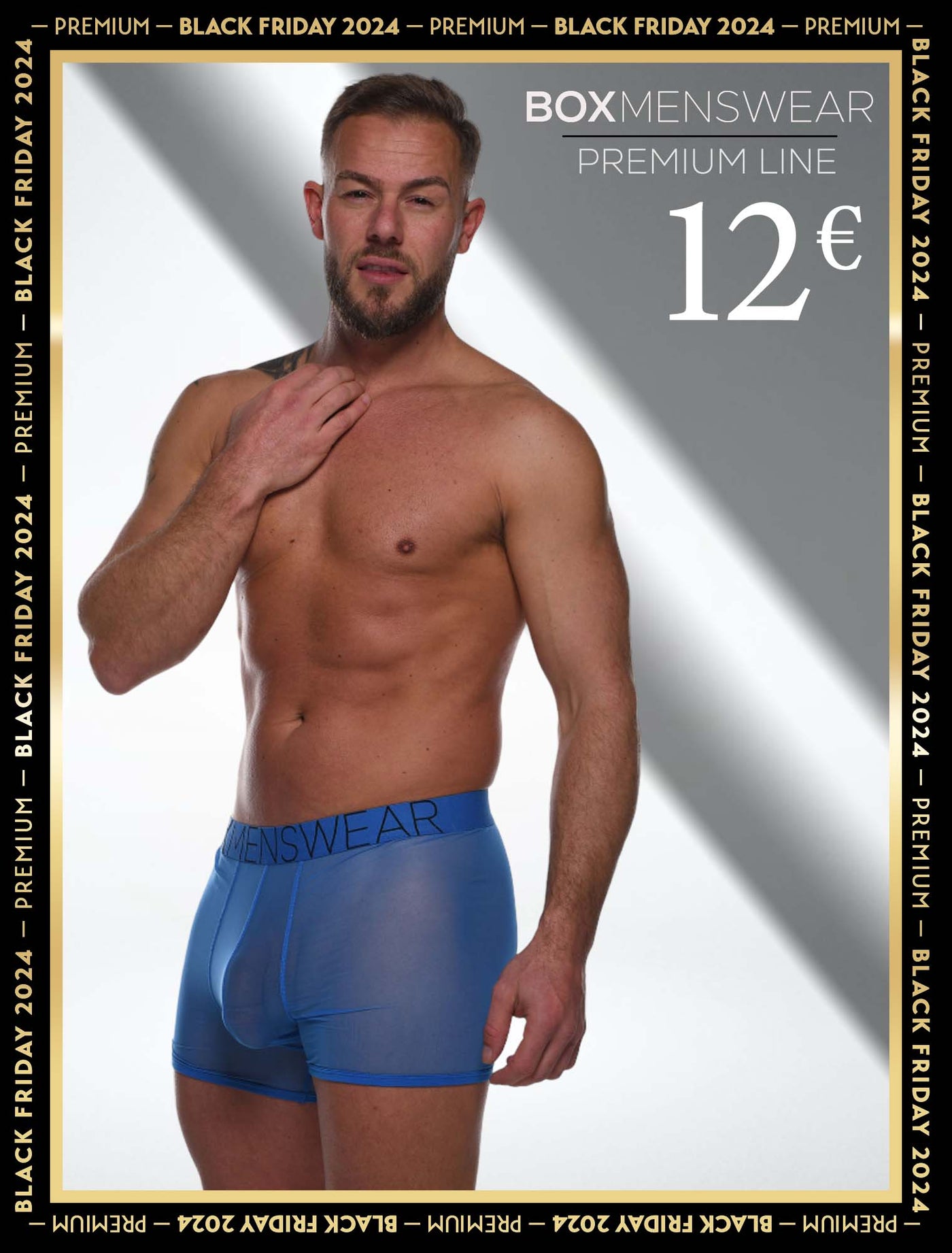 All Over Mesh Boxers - Serious Blue