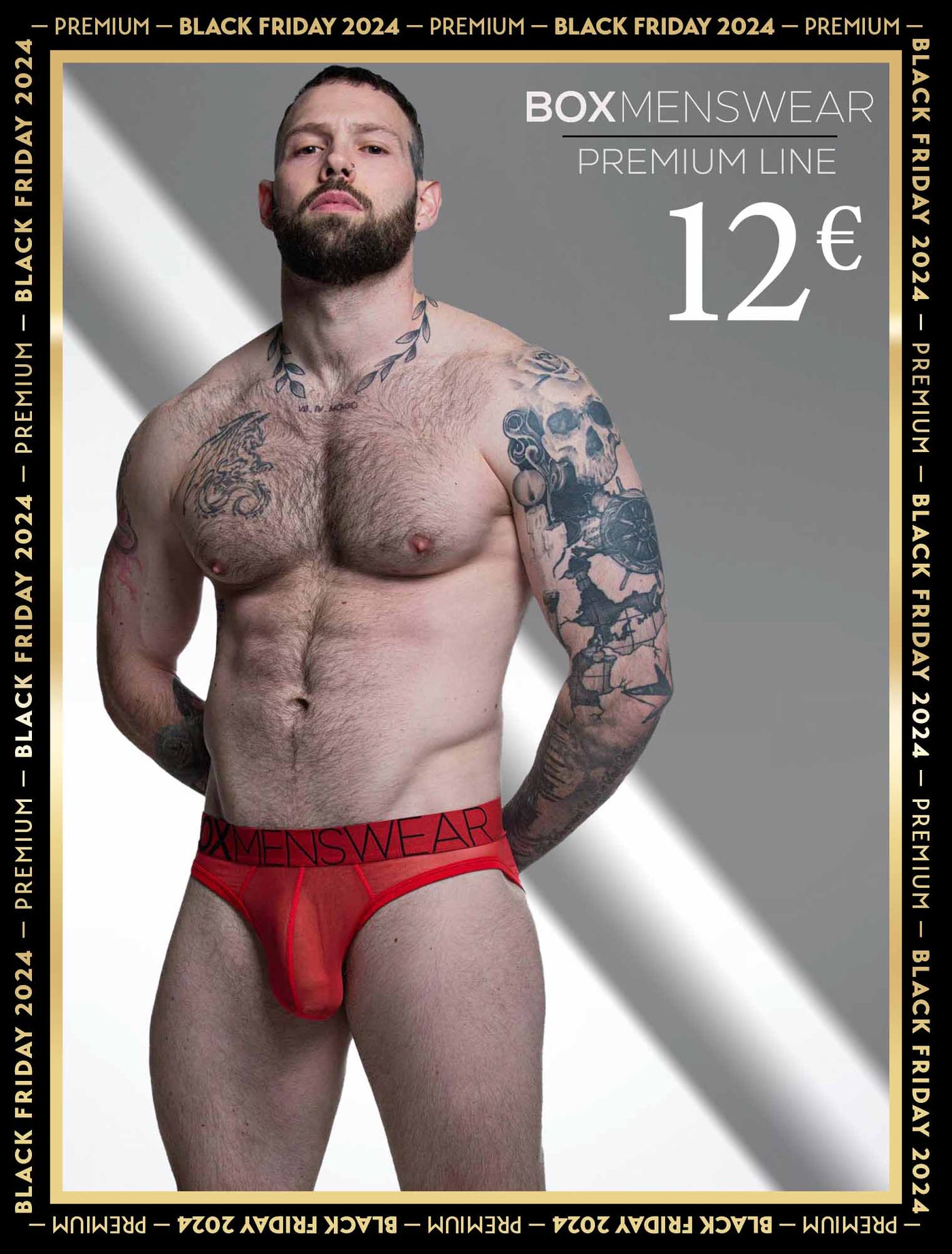 All Over Mesh Briefs - Direct Red