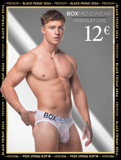 All Over Mesh Briefs - White