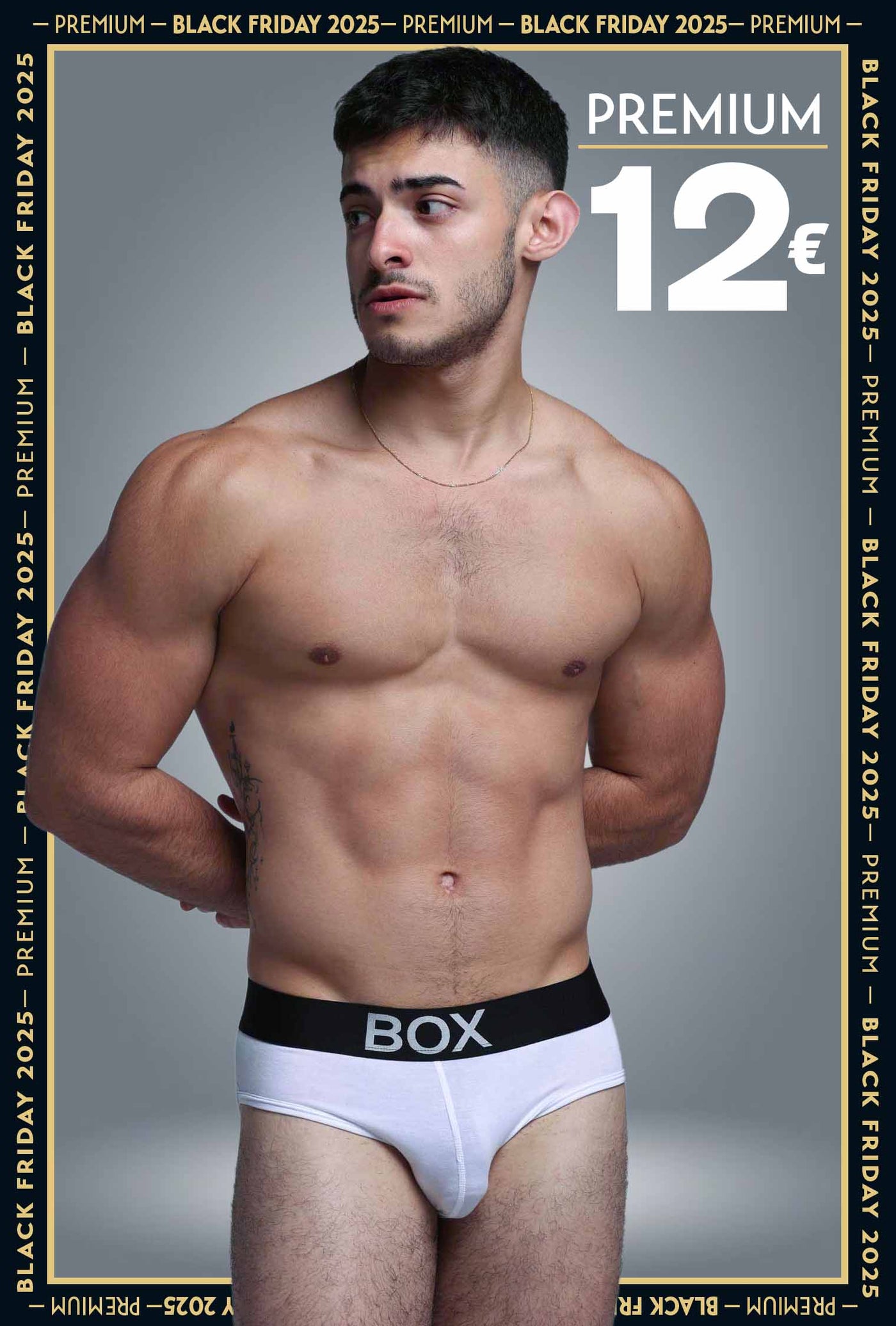 Metallic Modal Briefs - White & Silver