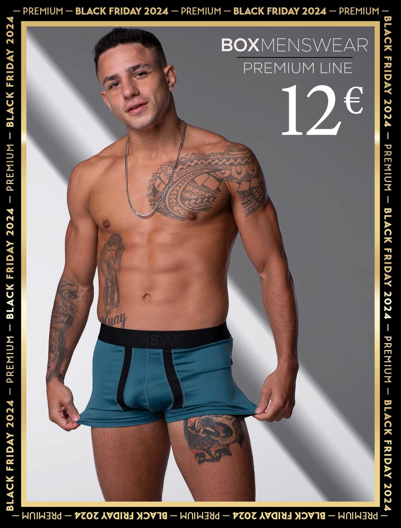 Motion Mesh Boxers - Aqua