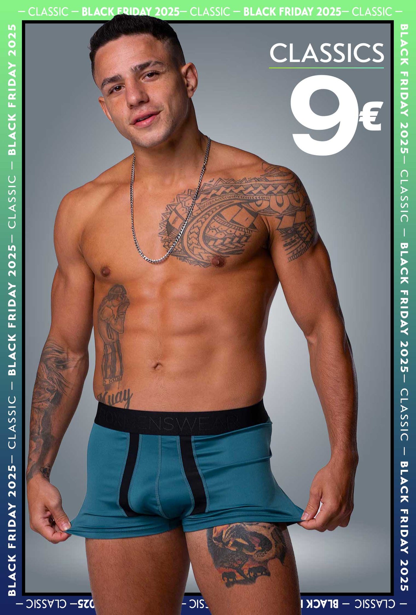 Motion Mesh Boxers - Aqua