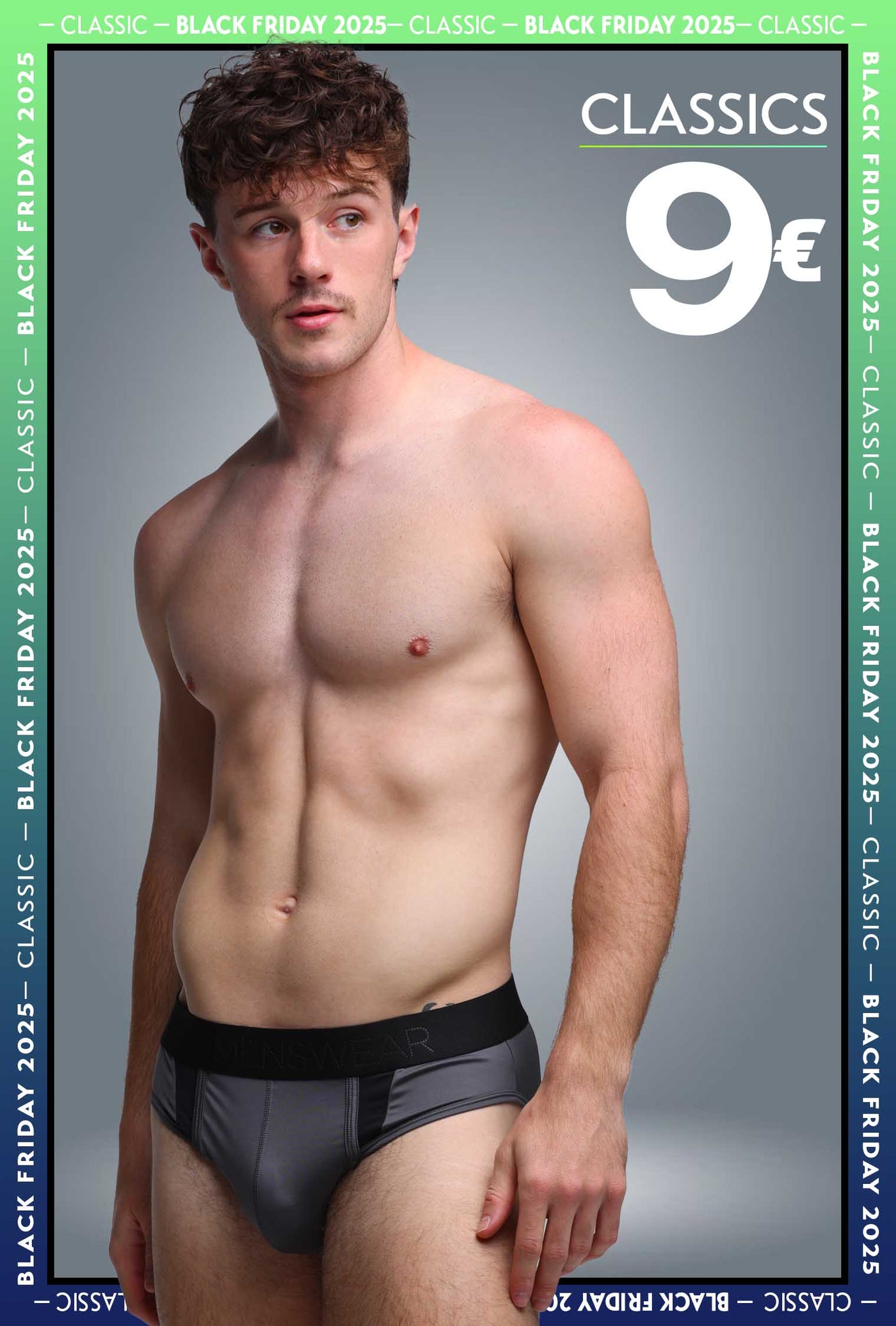 Motion Mesh Briefs - Grey