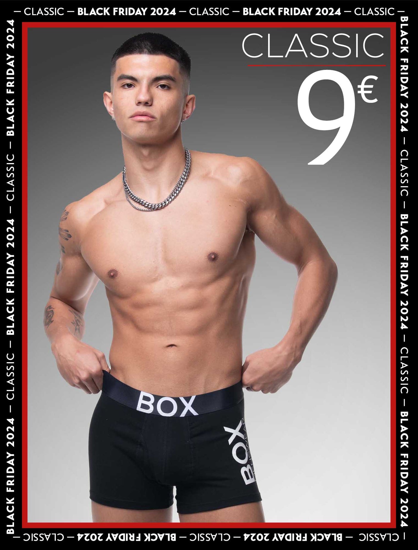 Mens Black Boxers