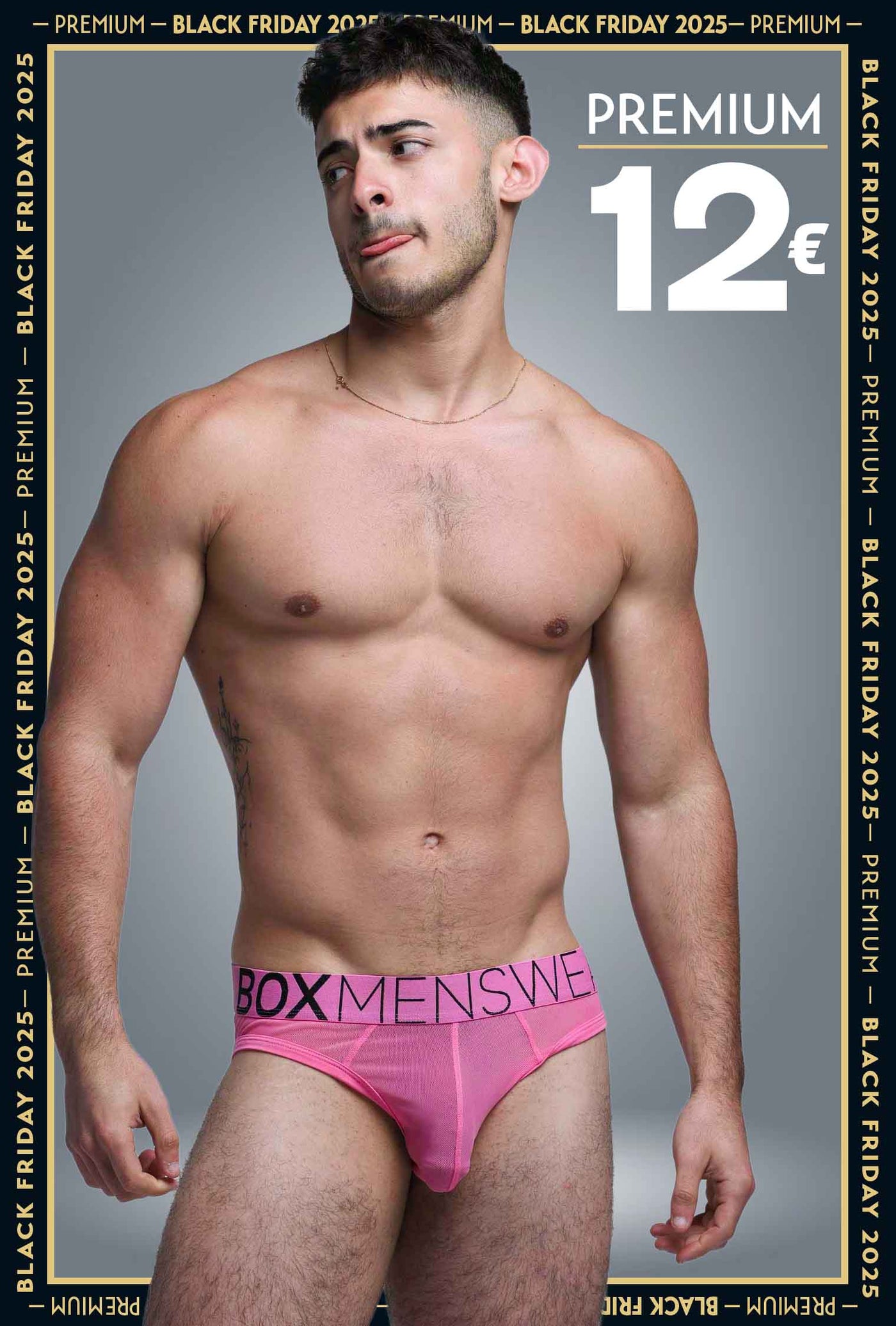 All Over Mesh Briefs - Boyfriend Pink