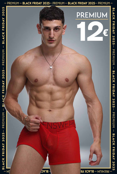 All Over Mesh Boxers - Direct Red