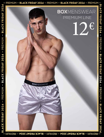 Silk Decline Boxer Shorts - Splendid Grey