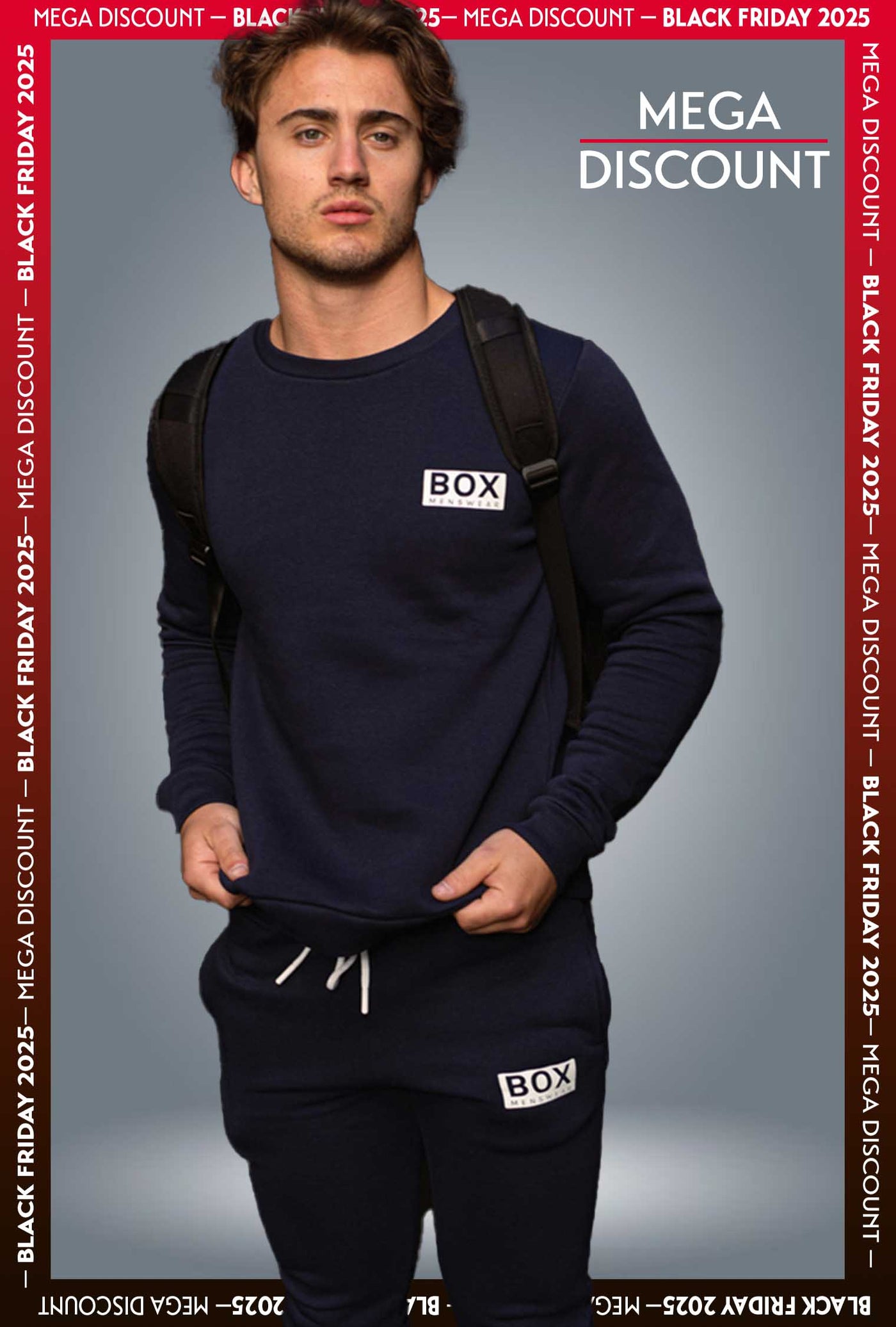 Slim Fit Crew Neck Jumper - Navy