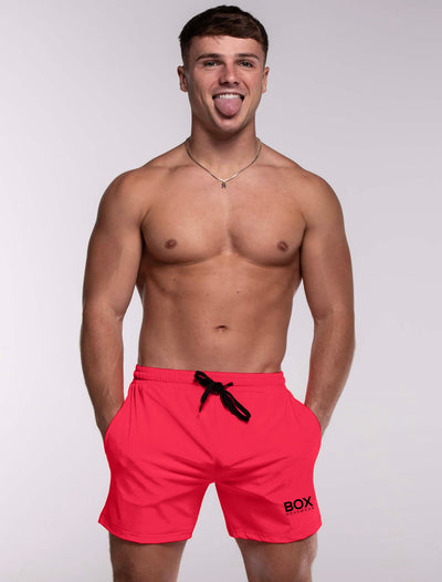 "The Fit" Sports Shorts - Fluorescent Pink