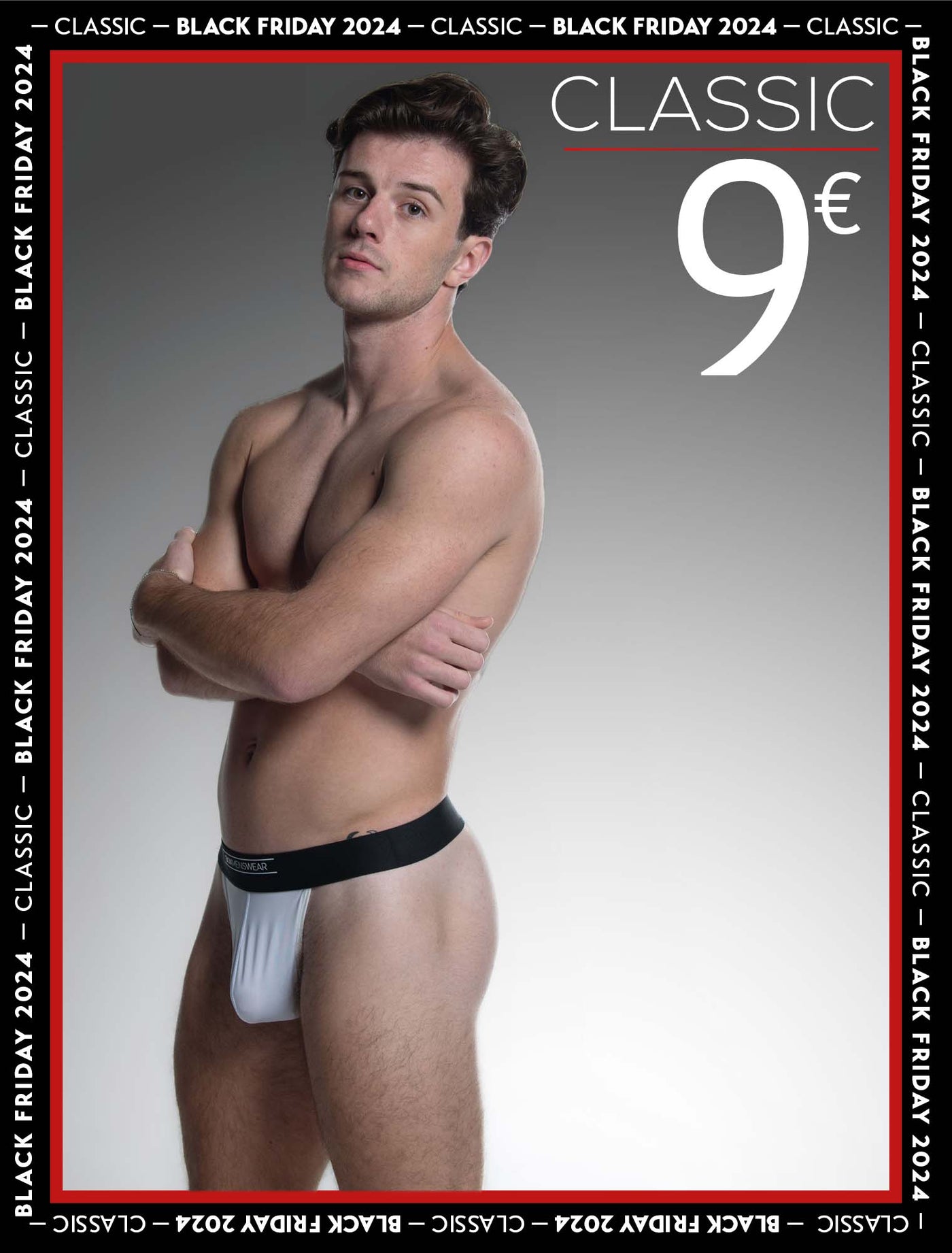 Mens Thong 3.0 - Transparent White