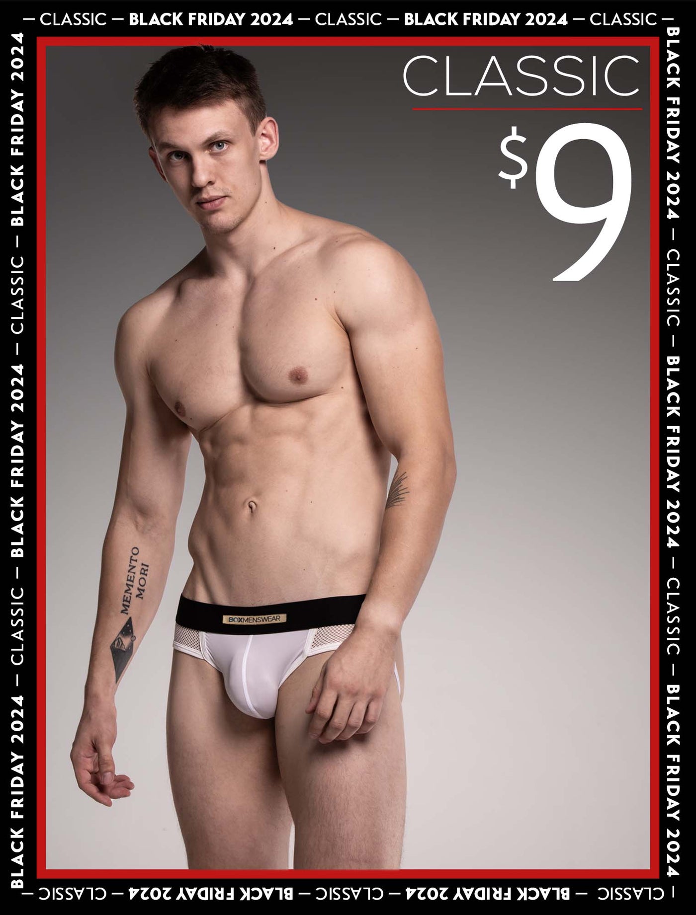 Totally Transparent Varsity Mesh Jockstrap 3.0 - White