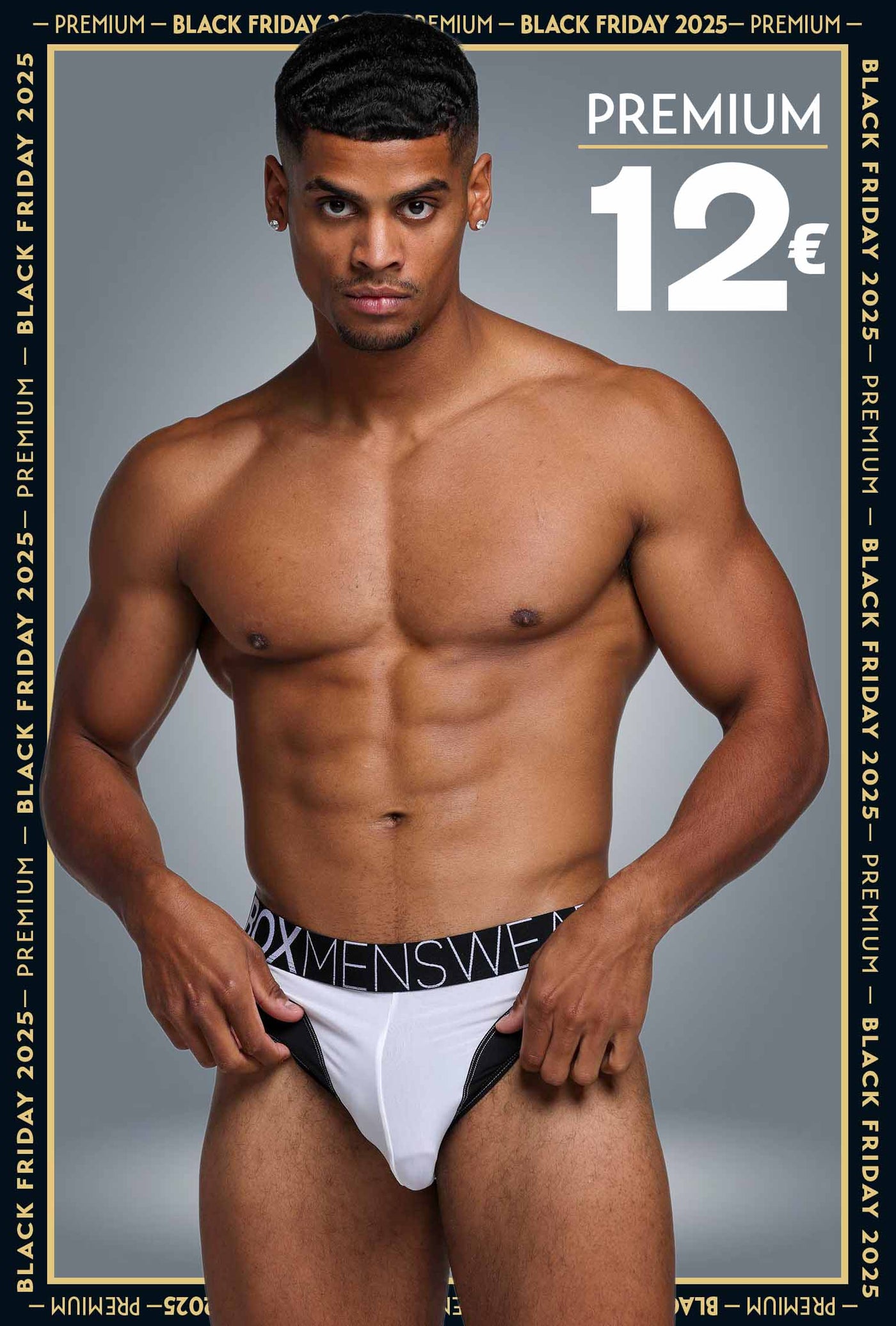 Prince Fit Briefs - White & Black