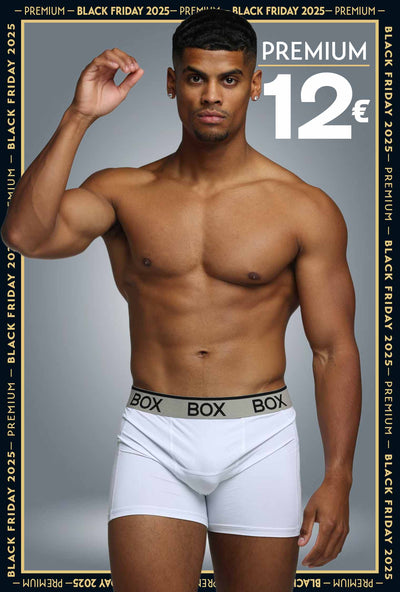 Mens Sports Boxers - Momentum White
