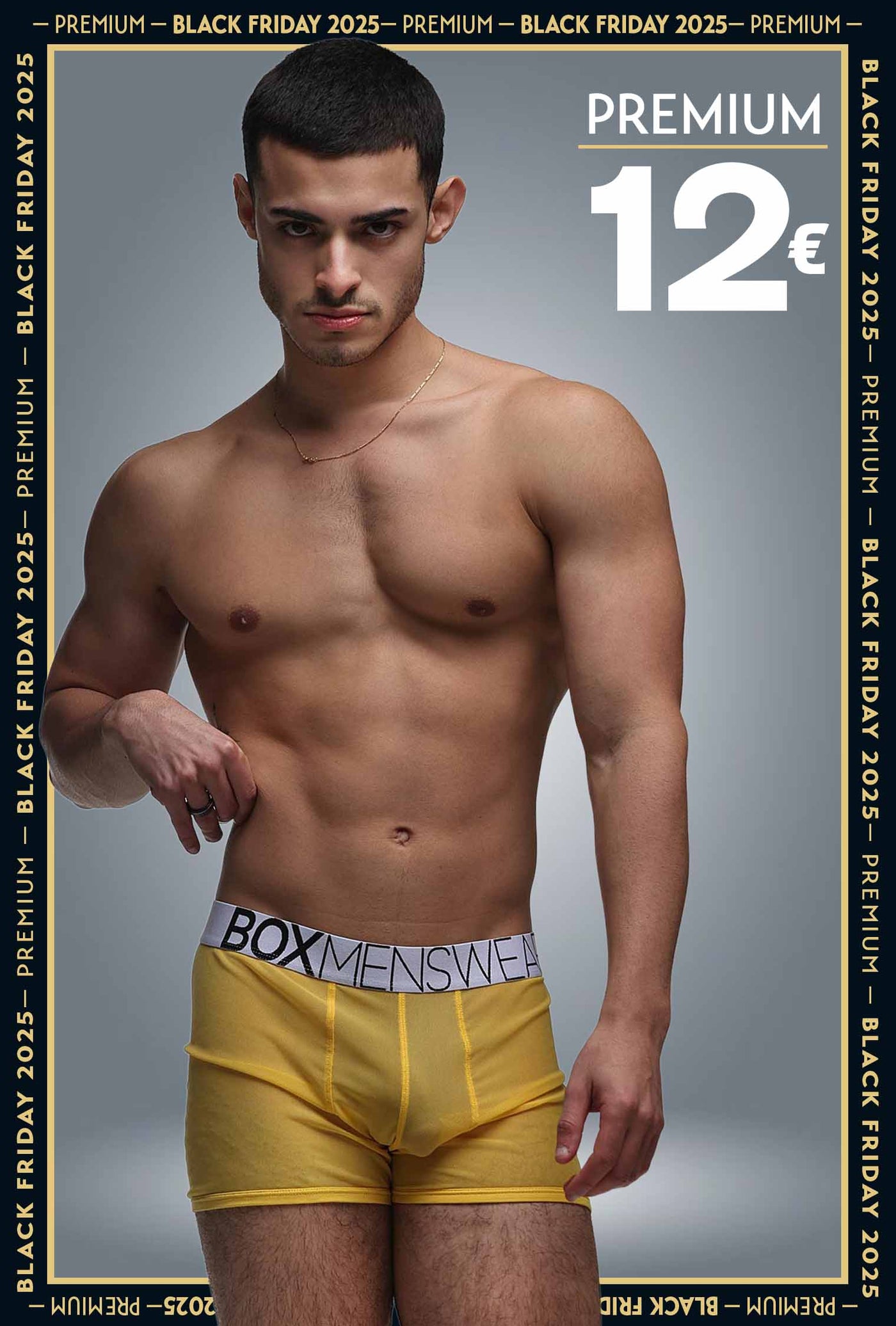 All Over Mesh Boxers - Mellow Yellow