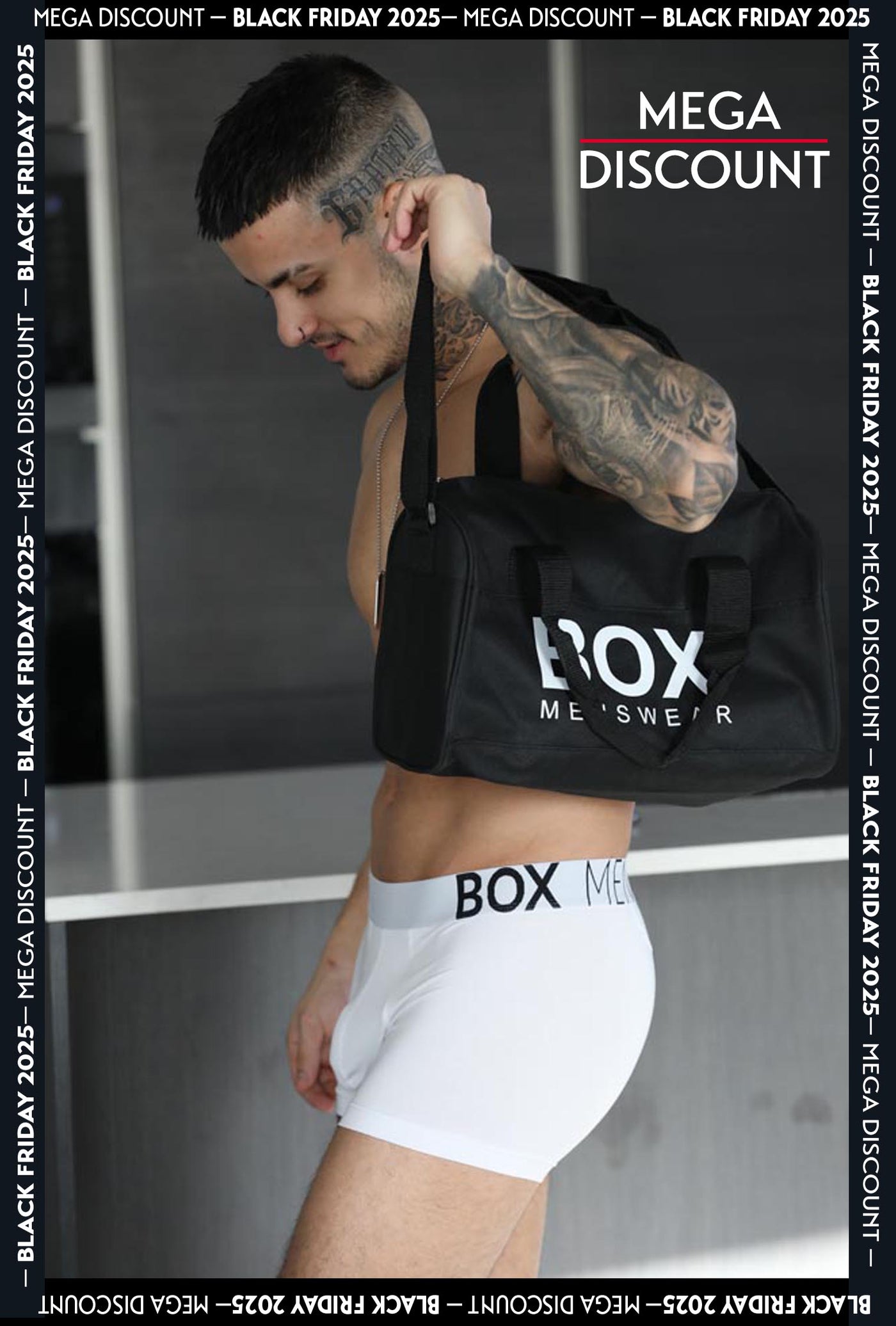 Mens Compact Holdall Bag