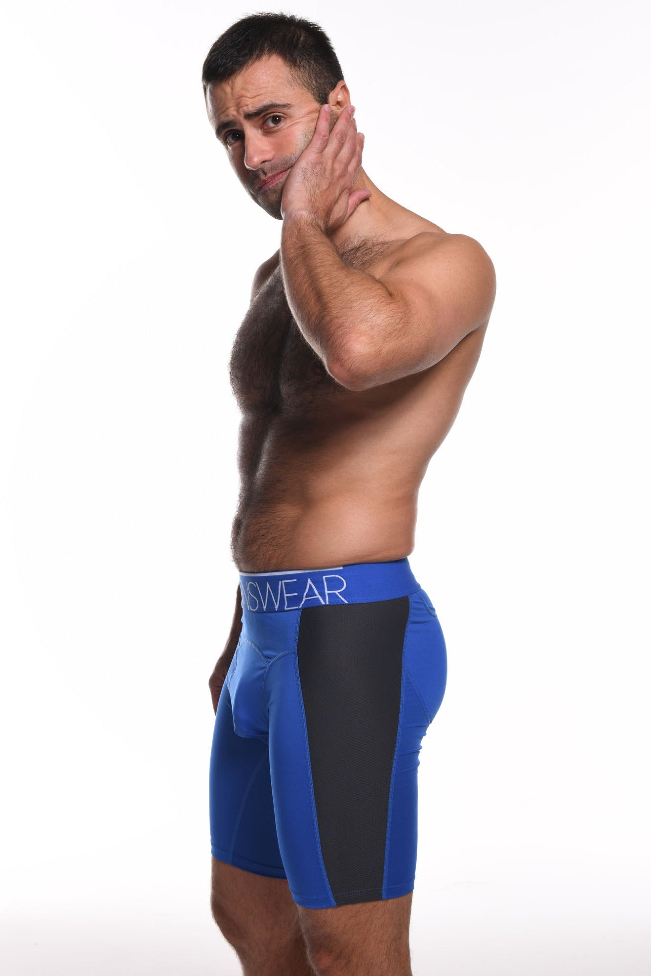 Defined Behind: Compression Shorts with Stretch - Blue Force - boxmenswear - {{variant_title}}