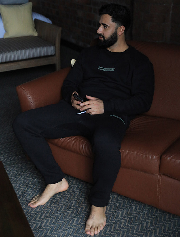 Comfort Fit: Joggers - Black - boxmenswear - {{variant_title}}