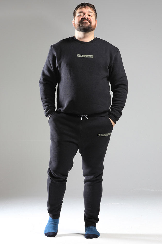 Comfort Fit: Joggers - Black - boxmenswear - {{variant_title}}